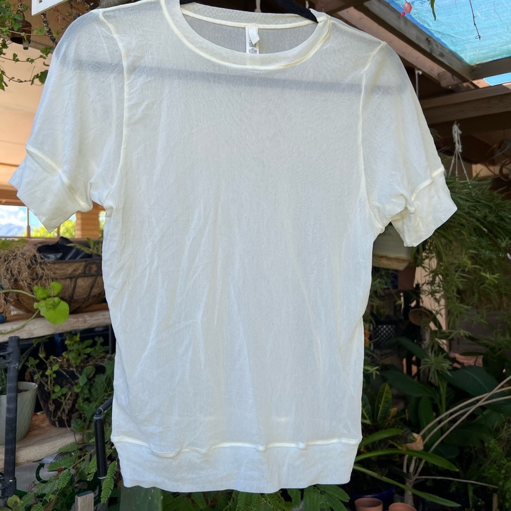 Skims Summer Sheer Mesh Shirt